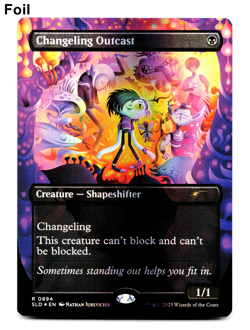 Changeling Outcast (Rainbow Foil) - [Secret Lair Series] MTG Magic - NM 💀 - Image 1