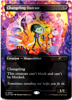 Changeling Outcast (Rainbow Foil) - [Secret Lair Series] MTG Magic - NM 💀 - Image 3