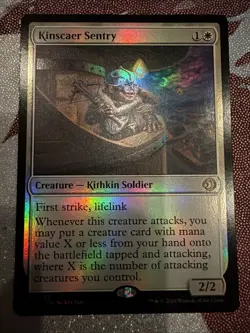 Foil Kinscaer Sentry - Lorwyn Eclipsed (ECL) Magic: The Gathering MTG Near Mint - Image 1