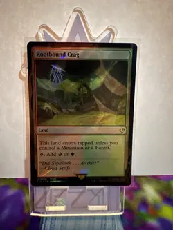 Rootbound Crag (Surge Foil) Commander: Final Fantasy Foil - Image 1