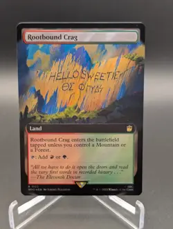 Rootbound Crag (Extended Art) (Surge Foil) Universes Beyond: Doctor Who Foil - Image 1