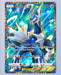 Pokemon TCG Pocket - Dialga Full Art 2⭐, Space-time Smackdown, English - Image 3