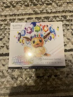 Prismatic Evolutions Pokemon Center Elite Trainer Box ETB Sealed in Acrylic Case - Image 3