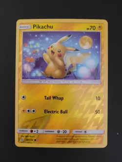 Pikachu 56/236 Sm- Unified Minds Set Reverse Holo Pokemon TCG 04 - Image 1