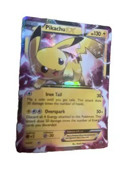 Pokemon TCG Pikachu-EX XY Black Star Promos XY84 Holo Promo - Image 1