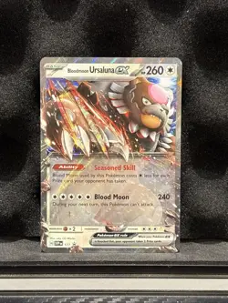 Pokemon TCG Bloodmoon Ursaluna ex SVP 177 Scarlet & Violet Black Star Promo NM - Image 1