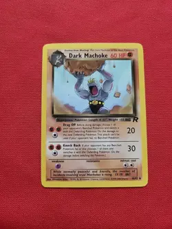 Pokemon: Dark Machoke #40/82 Team Rocket 2000 Vintage Non-holo - NM / LP - L98 - Image 1