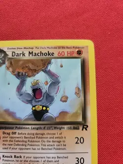 Pokemon: Dark Machoke #40/82 Team Rocket 2000 Vintage Non-holo - NM / LP - L98 - Image 5
