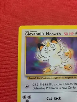 Pokemon: Giovanni's Meowth #74/132 Gym Challenge 2000 Vintage WOTC - LP - M35 - Image 4