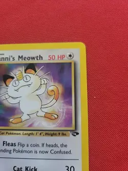 Pokemon: Giovanni's Meowth #74/132 Gym Challenge 2000 Vintage WOTC - LP - M35 - Image 5