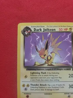 Pokemon: Dark Jolteon #38/82 Team Rocket 2000 Vintage WOTC Non-holo - LP - L110 - Image 4