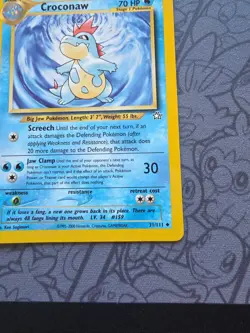 Pokemon: Croconaw #31/111 Neo Genesis Non-holo Vintage 2000 - NM - J77 - Image 5