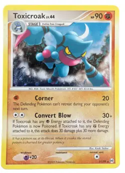 Toxicroak #11 - Arceus Holo Rare - Lightly Played Pokemon TCG - Image 1