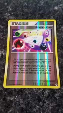 Ultimate Zone 91/99 Platinum Arceus Pokemon Reverse Holo Foil Shiny - Image 1