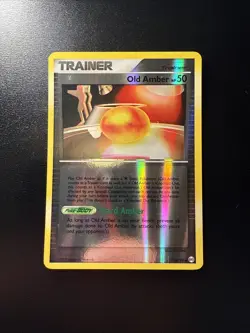 FREE SHIPPING Pokemon TCG - OLD AMBER - 89/99 - REVERSE HOLO - PLATINUM: ARCEUS - Image 1
