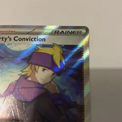 Pokemon Mortys Conviction Full Art Temporal Forces 201/162 mint pack fresh - Image 4