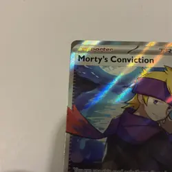 Pokemon Mortys Conviction Full Art Temporal Forces 201/162 mint pack fresh - Image 5