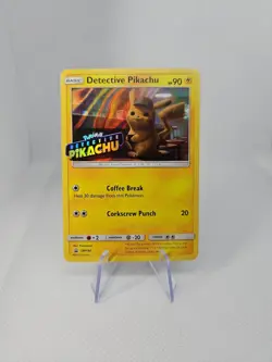 Detective Pikachu (Stamped) SM190 SM Promo Holo Pokemon TCG - Image 1