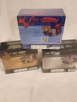 Pokemon Elite Trainer Box Sealed 3 Evolving Skies Darkness Ablaze Shining Fates - Image 5