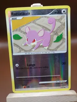 MP Pokemon Platinum Arceus Reverse Holo Rattata 73/99 - Image 1