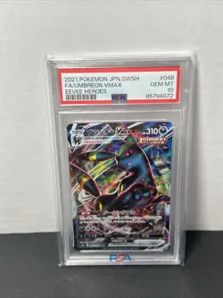 Umbreon VMAX 048/069 Pokemon Eevee Heroes Japanese PSA 10 - Image 1