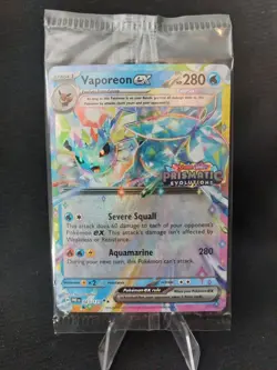 Vaporeon ex 023/131 - Surprise Box Stamped Promo Prismatic Evolutions Sealed NM - Image 1