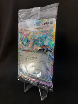 Vaporeon ex 023/131 - Surprise Box Stamped Promo Prismatic Evolutions Sealed NM - Image 3