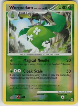 Pokemon TCG Wormadam Plant Cloak Uncommon Reverse Holo Arceus 49/99 - Image 1