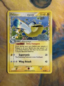 Pelipper 26/100 EX Crystal Guardians Delta Species Reverse Holo Stamp Pokemon HP - Image 2