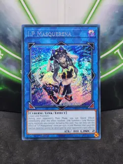 Yugioh I:P Masquerena MP20-EN178 Prismatic Secret Rare 1st Edition NM - Image 1