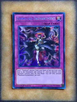 Yugioh Darklord Enchantment DESO-EN037 Secret Rare 1st Ed NM - Image 1
