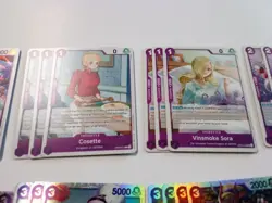 ONE PIECE PURPLE/BLUE VINSMOKE REIJU Deck OP06 OP07 OP11 BANDAI CCG - Image 4