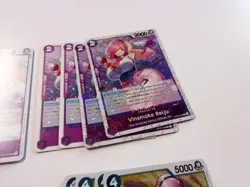 ONE PIECE PURPLE/BLUE VINSMOKE REIJU Deck OP06 OP07 OP11 BANDAI CCG - Image 5