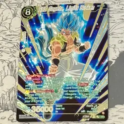 SSB Gogeta Limits Broken BT19-084 SPR Gold Pressed Holo Dragon Ball Super Card - Image 2