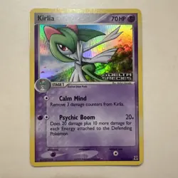 Pokemon TCG Kirlia Delta Species Reverse Holo Stamped Uncommon Card 47/113 - Image 1