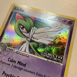 Pokemon TCG Kirlia Delta Species Reverse Holo Stamped Uncommon Card 47/113 - Image 2