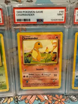 Charmander Squirtle Bulbasaur Base Set 1999 Pokemon Card Common WOTC - Image 3