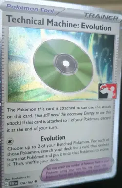 TECHNICAL MACHINE: EVOLUTION 178/182, STAMPED, PRIZE PACK 5, POKEMON CARD (NM) - Image 3