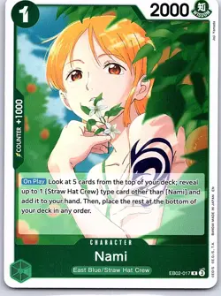 Nami EB02-017 Extra Booster: Anime 25th Collection - One Piece Card Game - NM - Image 1