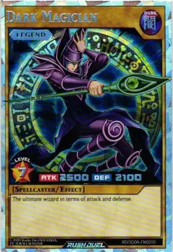 DARK MAGICIAN Rush Duel Holo YuGiOh YU GI OH Custom Collectible Card - Image 1