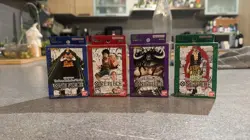 One Piece Super Pre Release Starter Deck Full Set Opened TCG Card Game - Image 1