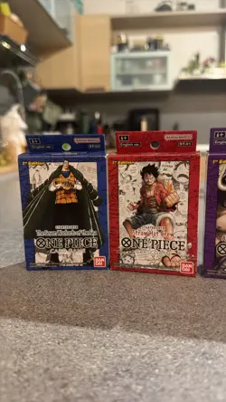 One Piece Super Pre Release Starter Deck Full Set Opened TCG Card Game - Image 2