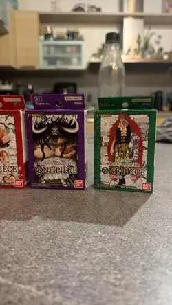 One Piece Super Pre Release Starter Deck Full Set Opened TCG Card Game - Image 3