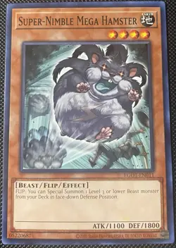 Super-Nimble Mega Hamster EGO1-EN011 Egyptian God Deck: Obelisk - Yugioh Card - Image 1