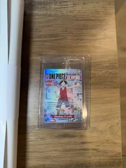 One Piece College Basketball US Voyage Luffy Card IN HAND W/ Poster & Shirt! - Image 2
