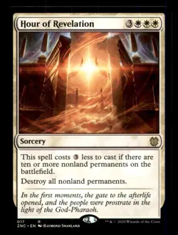 Hour of Revelation LP Light Play Zendikar Rising Commander MTG [11850] - Image 1
