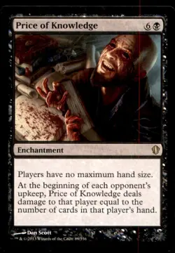 MTG Price of Knowledge LP Light Play Commander 2013 [571] - Image 1
