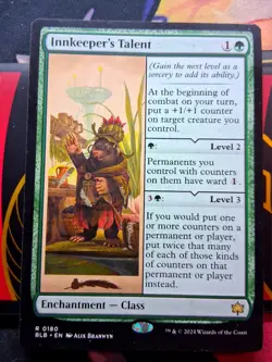 MTG Innkeeper's Talent Bloomburrow R0180 - Image 1