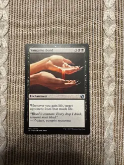 Enchantment Magic the Gathering Sanguine Bond Iconic Masters Regular - Image 1