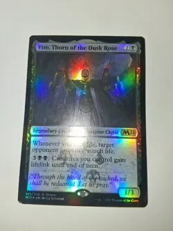 Vito, Thorn of the Dusk Rose - Media Promo FOIL MTG LP - Image 1